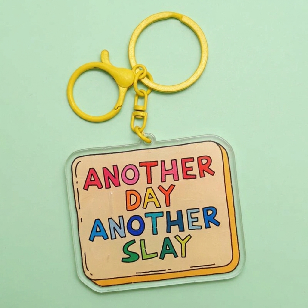 Acrylic Keychain - Another Day Another Slay