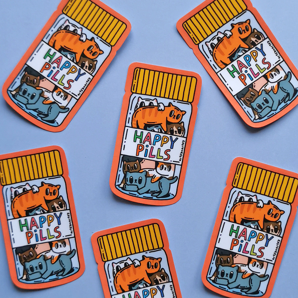 Sticker - Happy Pills