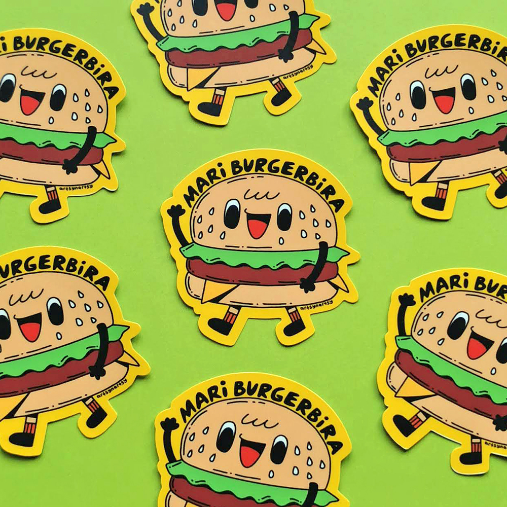 Sticker - Mari Burgerbira